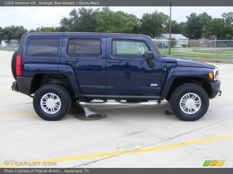 Midnight Blue Metallic / Ebony Black 2008 Hummer H3