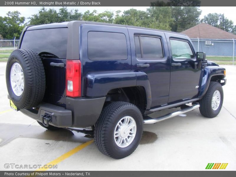 Midnight Blue Metallic / Ebony Black 2008 Hummer H3