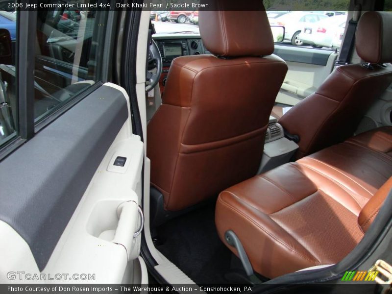 Dark Khaki Pearl / Saddle Brown 2006 Jeep Commander Limited 4x4