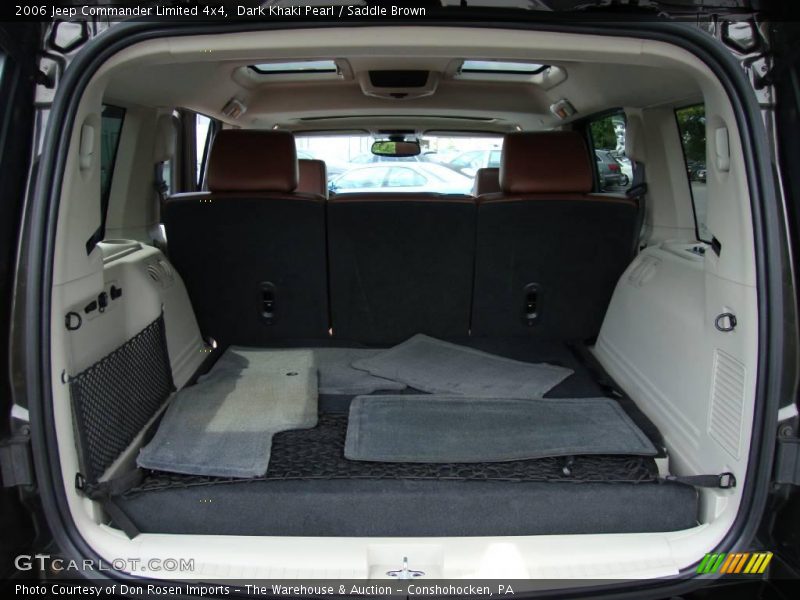 Dark Khaki Pearl / Saddle Brown 2006 Jeep Commander Limited 4x4