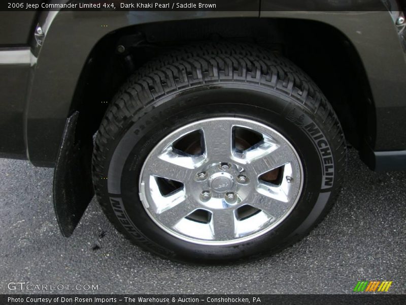 Dark Khaki Pearl / Saddle Brown 2006 Jeep Commander Limited 4x4