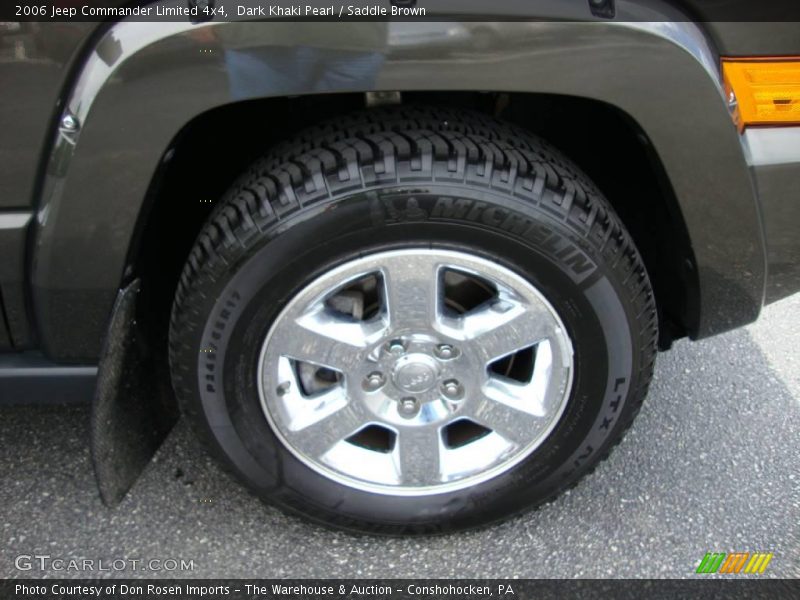 Dark Khaki Pearl / Saddle Brown 2006 Jeep Commander Limited 4x4