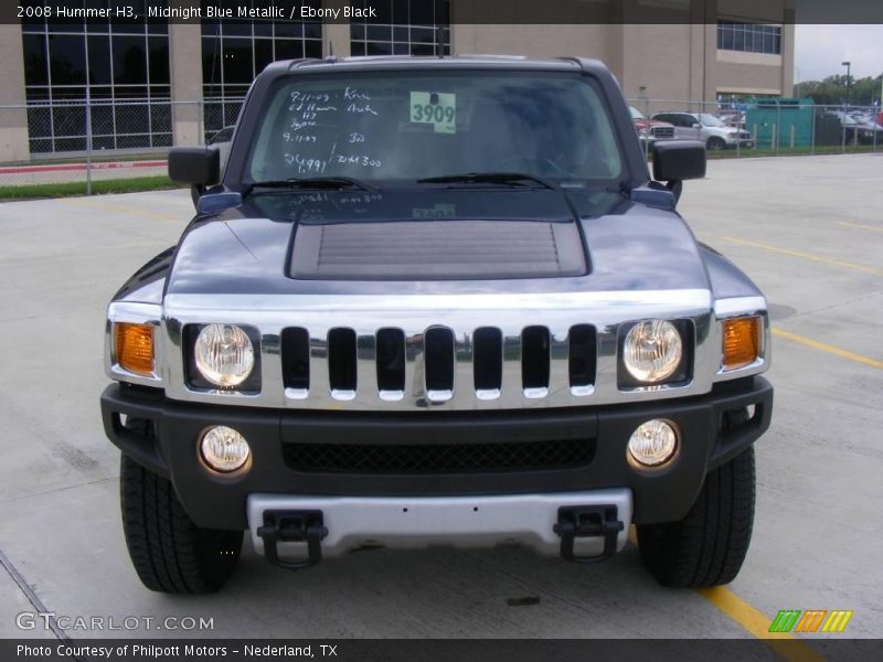 Midnight Blue Metallic / Ebony Black 2008 Hummer H3