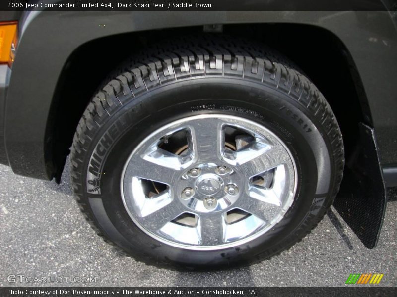 Dark Khaki Pearl / Saddle Brown 2006 Jeep Commander Limited 4x4