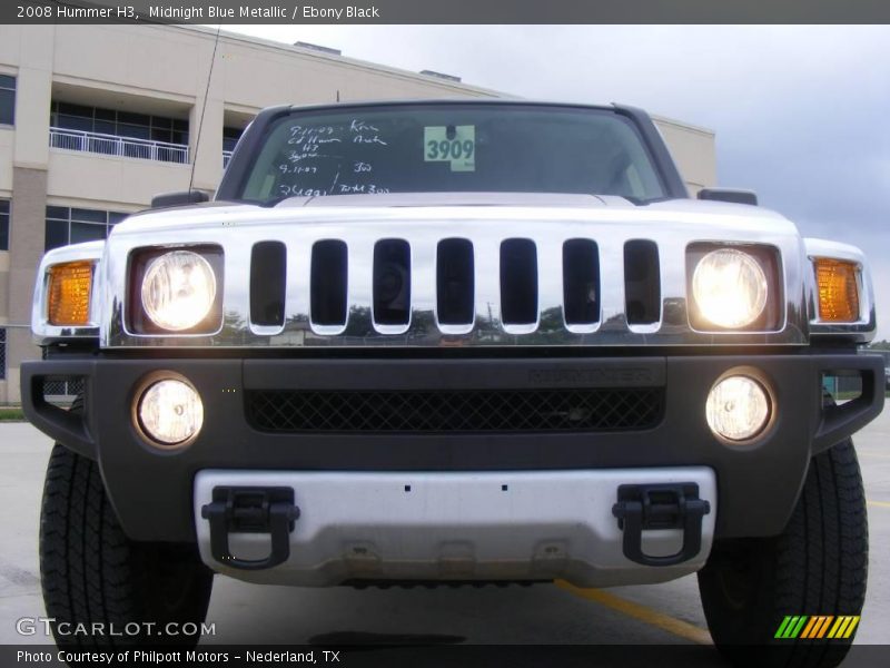 Midnight Blue Metallic / Ebony Black 2008 Hummer H3