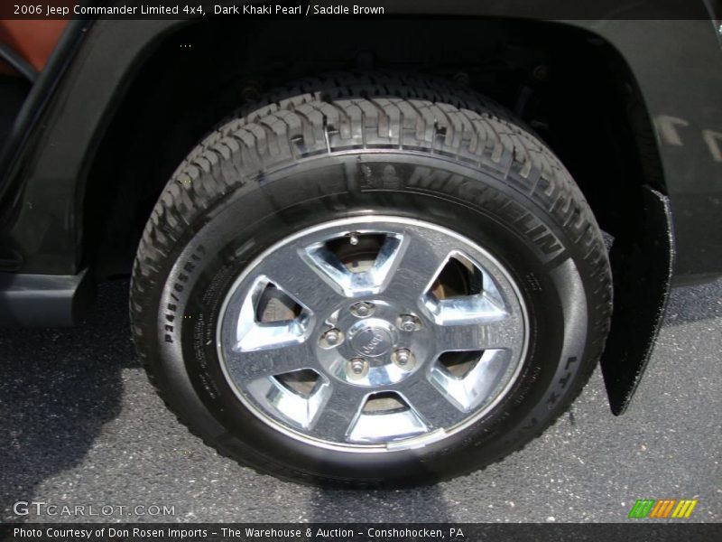 Dark Khaki Pearl / Saddle Brown 2006 Jeep Commander Limited 4x4