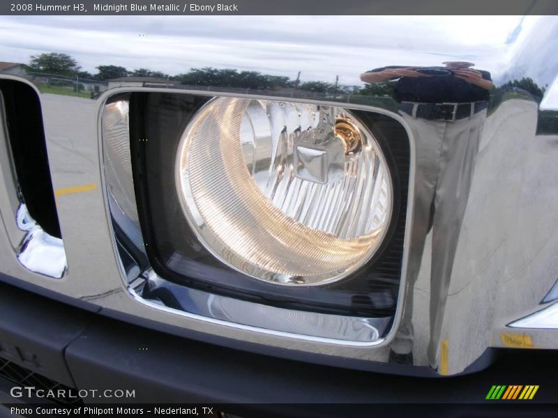 Midnight Blue Metallic / Ebony Black 2008 Hummer H3