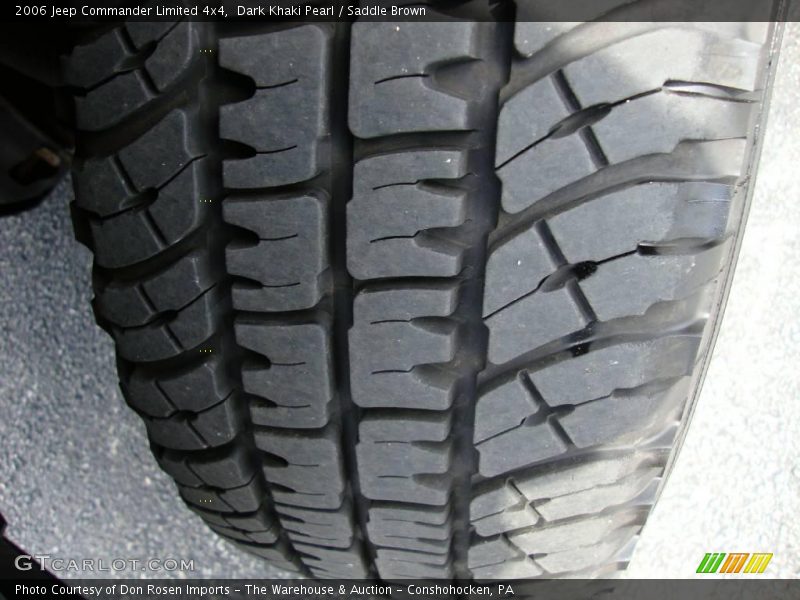 Dark Khaki Pearl / Saddle Brown 2006 Jeep Commander Limited 4x4