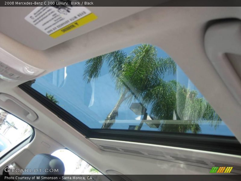 Black / Black 2008 Mercedes-Benz C 300 Luxury