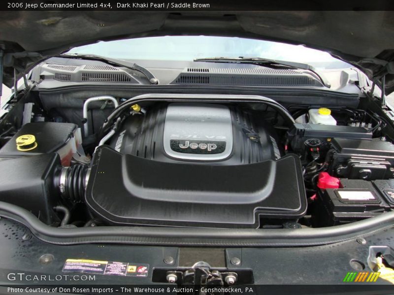 Dark Khaki Pearl / Saddle Brown 2006 Jeep Commander Limited 4x4