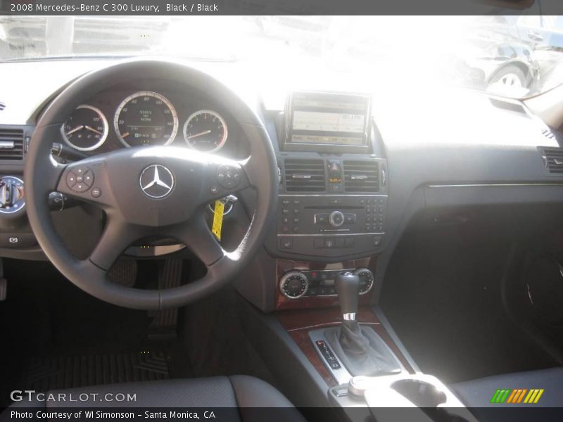 Black / Black 2008 Mercedes-Benz C 300 Luxury