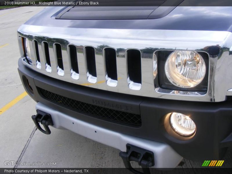 Midnight Blue Metallic / Ebony Black 2008 Hummer H3
