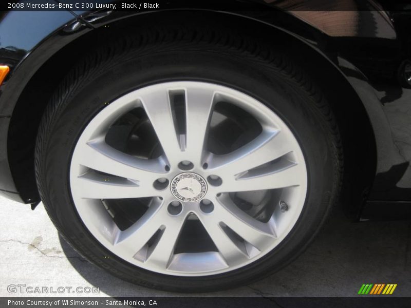 Black / Black 2008 Mercedes-Benz C 300 Luxury