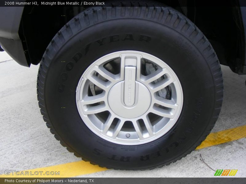 Midnight Blue Metallic / Ebony Black 2008 Hummer H3