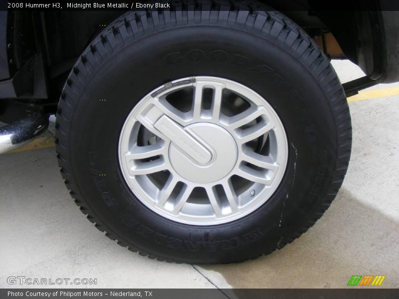 Midnight Blue Metallic / Ebony Black 2008 Hummer H3