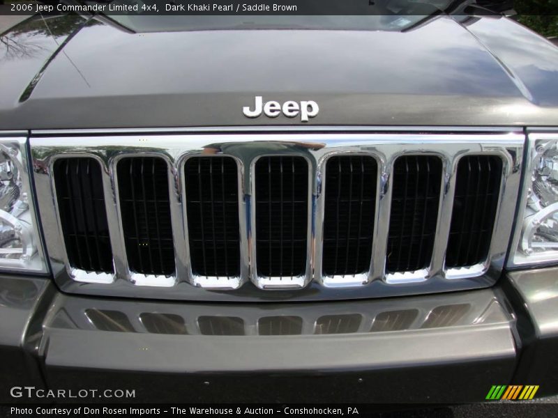 Dark Khaki Pearl / Saddle Brown 2006 Jeep Commander Limited 4x4