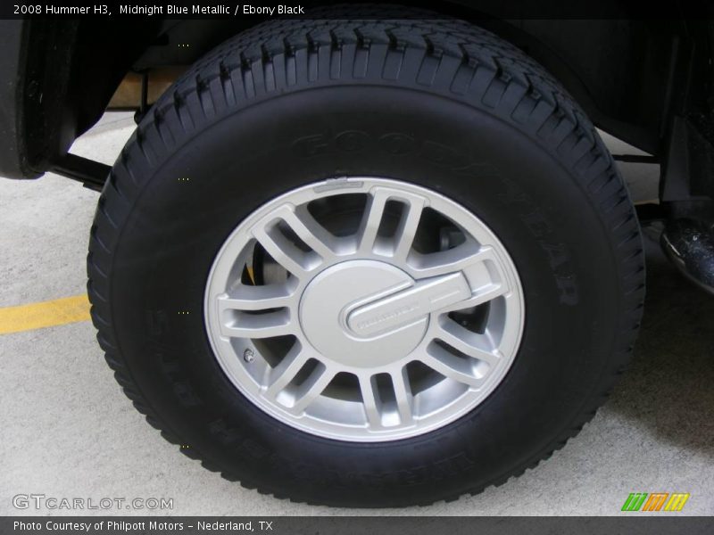 Midnight Blue Metallic / Ebony Black 2008 Hummer H3