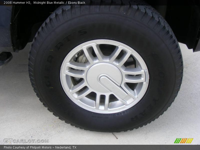 Midnight Blue Metallic / Ebony Black 2008 Hummer H3
