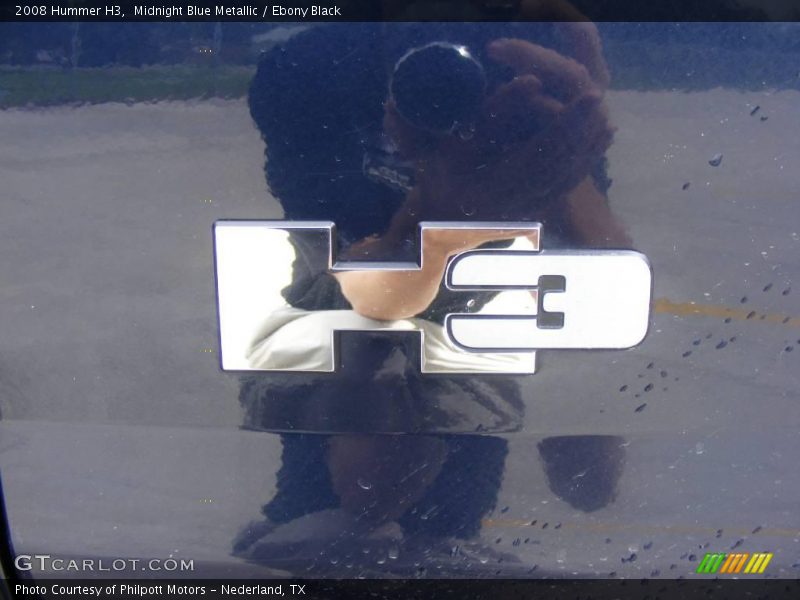 Midnight Blue Metallic / Ebony Black 2008 Hummer H3