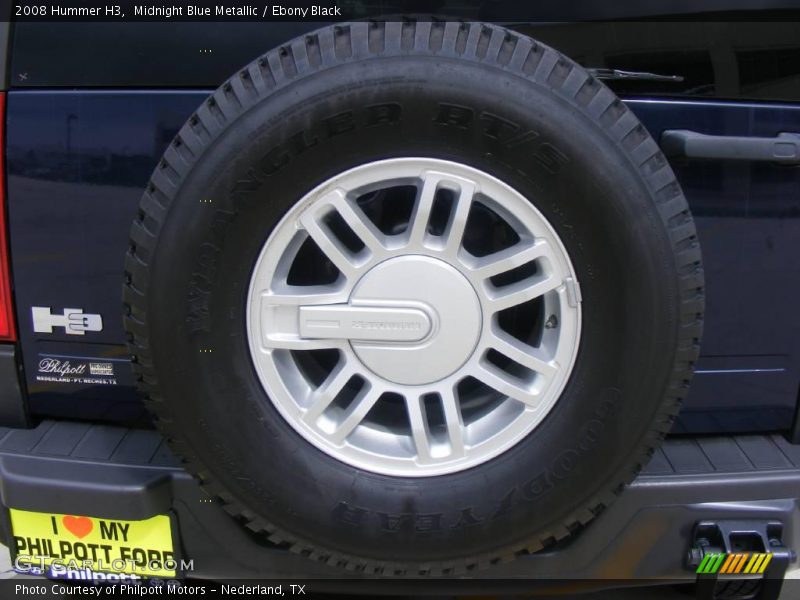 Midnight Blue Metallic / Ebony Black 2008 Hummer H3