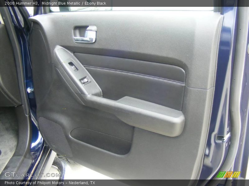 Midnight Blue Metallic / Ebony Black 2008 Hummer H3