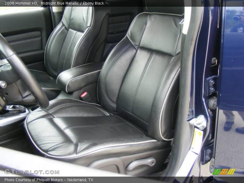 Midnight Blue Metallic / Ebony Black 2008 Hummer H3