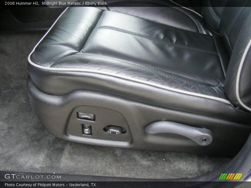 Midnight Blue Metallic / Ebony Black 2008 Hummer H3