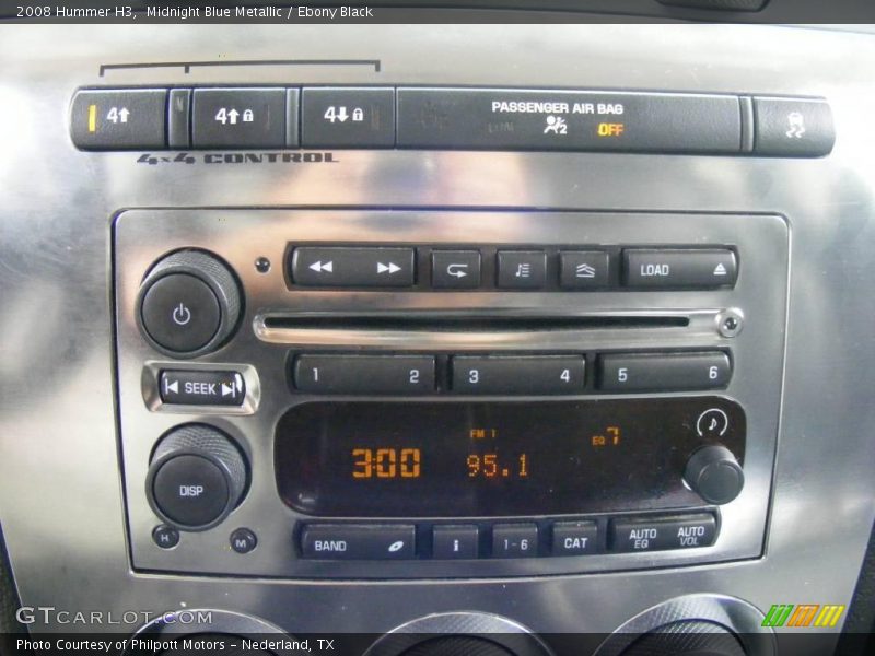 Midnight Blue Metallic / Ebony Black 2008 Hummer H3