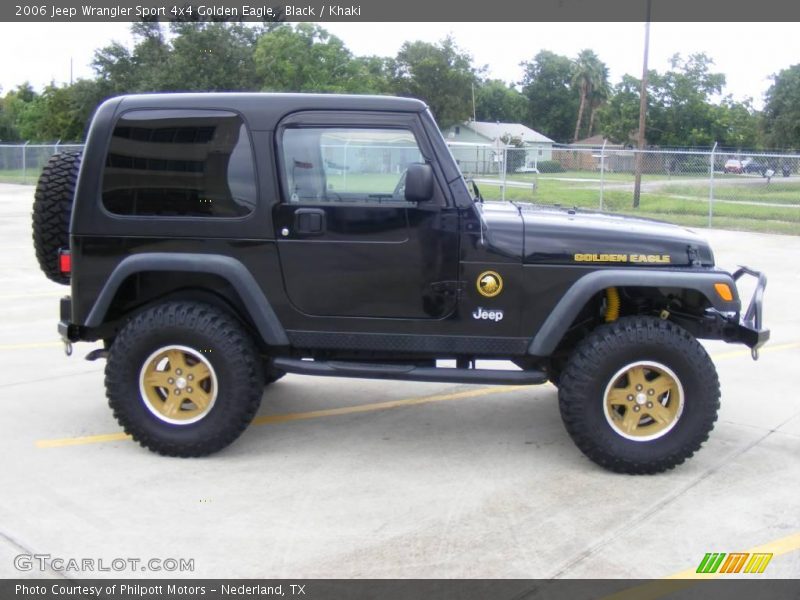 Black / Khaki 2006 Jeep Wrangler Sport 4x4 Golden Eagle