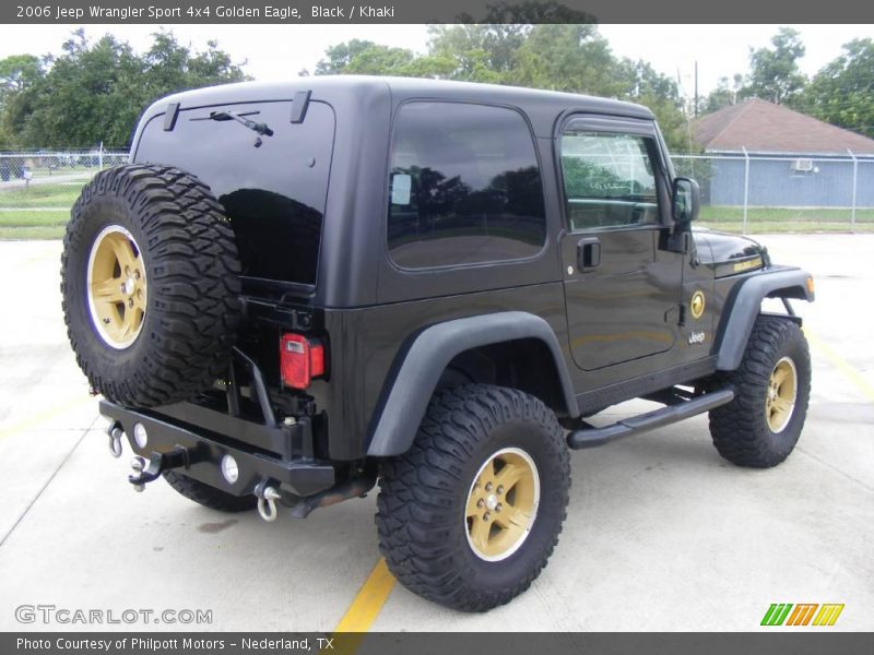 Black / Khaki 2006 Jeep Wrangler Sport 4x4 Golden Eagle