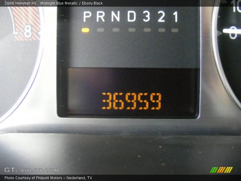Midnight Blue Metallic / Ebony Black 2008 Hummer H3