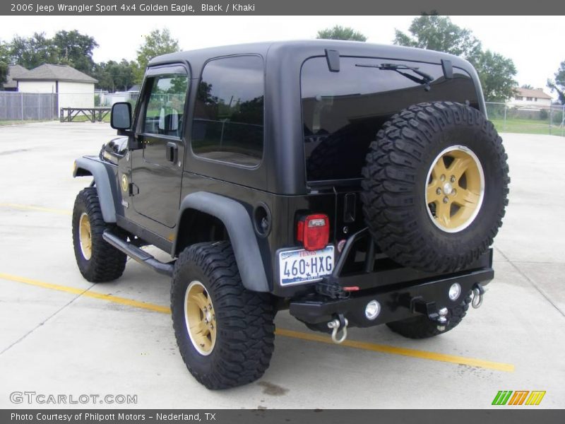 Black / Khaki 2006 Jeep Wrangler Sport 4x4 Golden Eagle