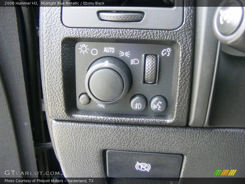 Midnight Blue Metallic / Ebony Black 2008 Hummer H3