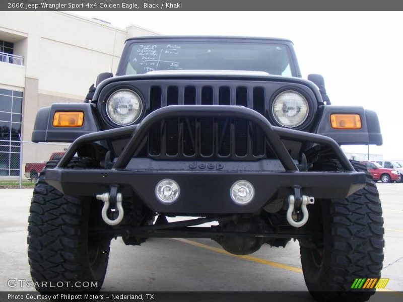 Black / Khaki 2006 Jeep Wrangler Sport 4x4 Golden Eagle