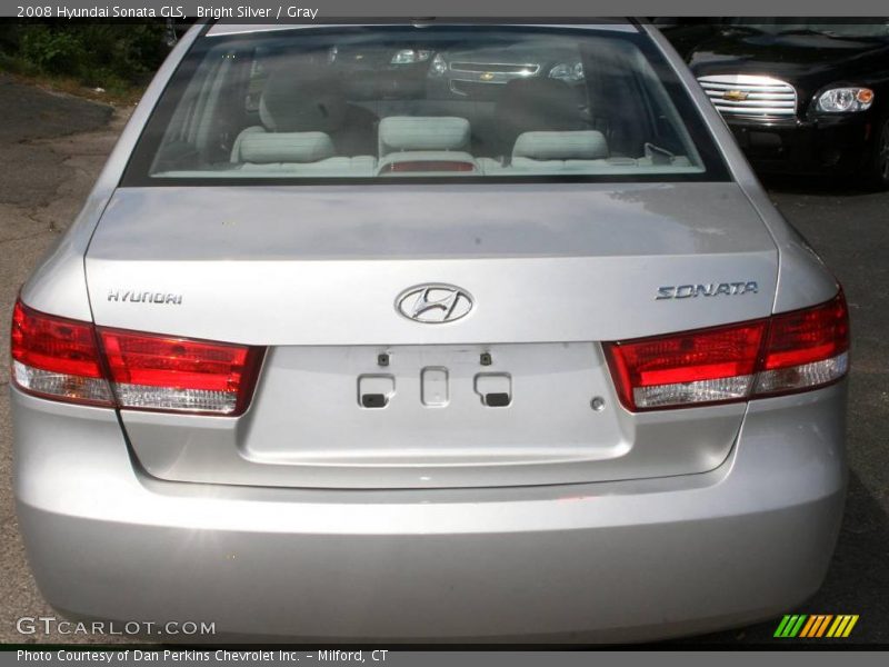 Bright Silver / Gray 2008 Hyundai Sonata GLS