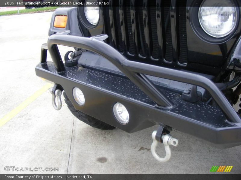 Black / Khaki 2006 Jeep Wrangler Sport 4x4 Golden Eagle