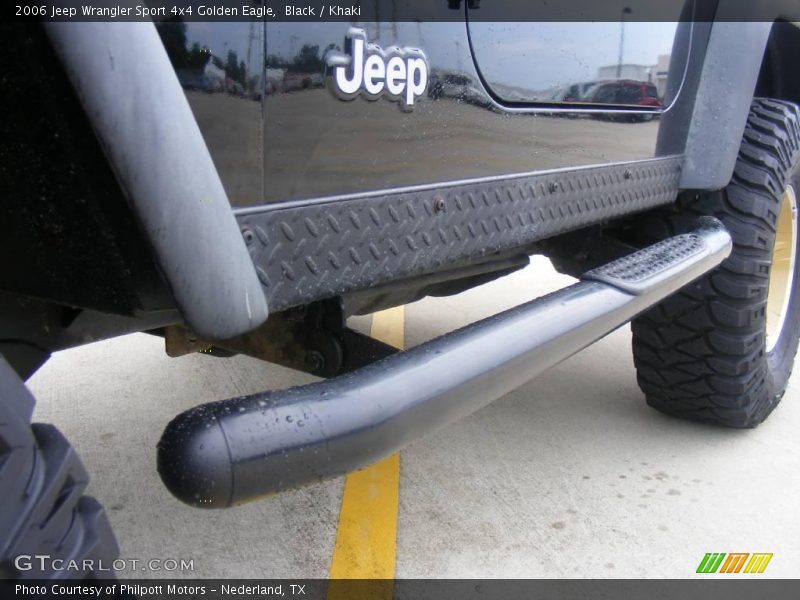 Black / Khaki 2006 Jeep Wrangler Sport 4x4 Golden Eagle