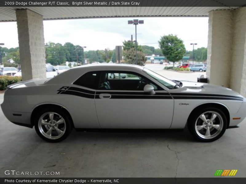 Bright Silver Metallic / Dark Slate Gray 2009 Dodge Challenger R/T Classic