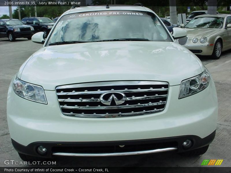 Ivory White Pearl / Wheat 2006 Infiniti FX 35