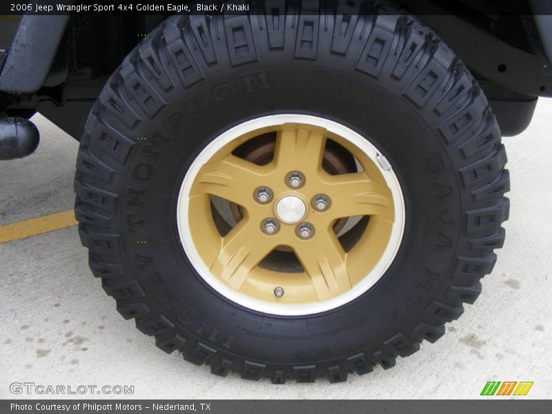 Black / Khaki 2006 Jeep Wrangler Sport 4x4 Golden Eagle