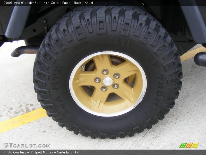 Black / Khaki 2006 Jeep Wrangler Sport 4x4 Golden Eagle