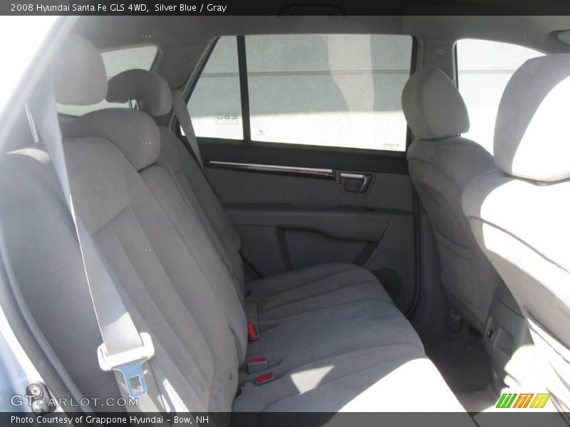 Silver Blue / Gray 2008 Hyundai Santa Fe GLS 4WD