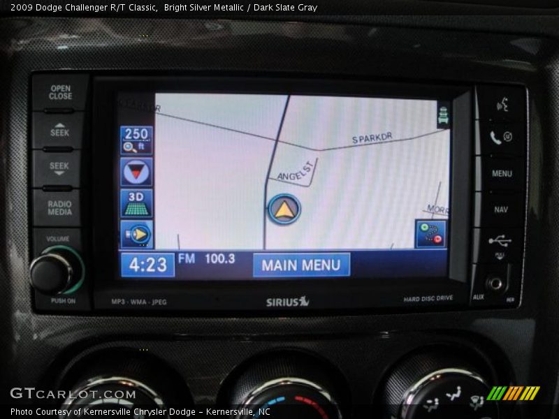 Bright Silver Metallic / Dark Slate Gray 2009 Dodge Challenger R/T Classic
