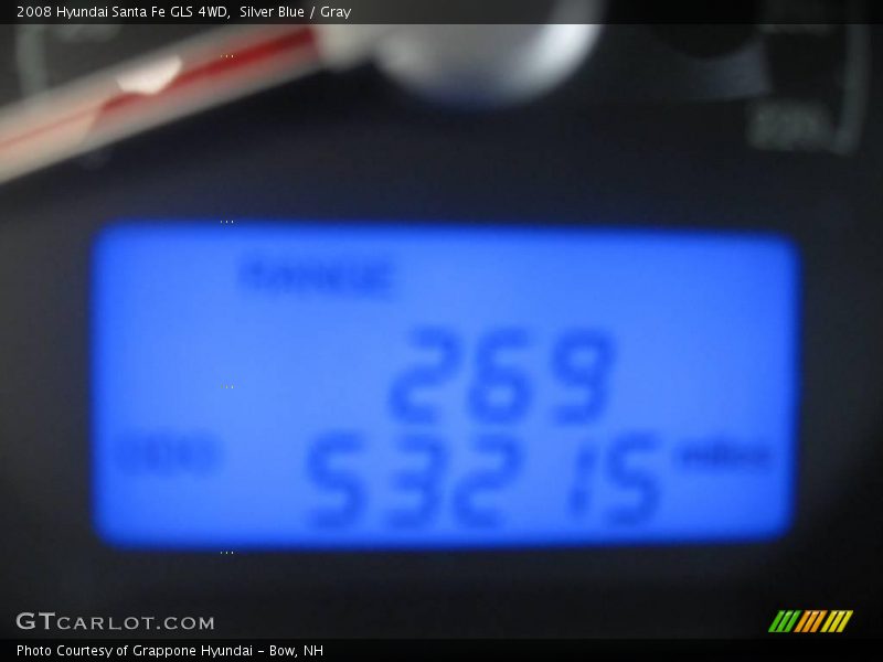 Silver Blue / Gray 2008 Hyundai Santa Fe GLS 4WD