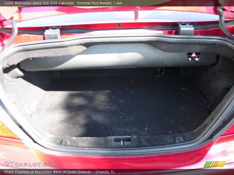 Firemist Red Metallic / Ash 2005 Mercedes-Benz CLK 320 Cabriolet