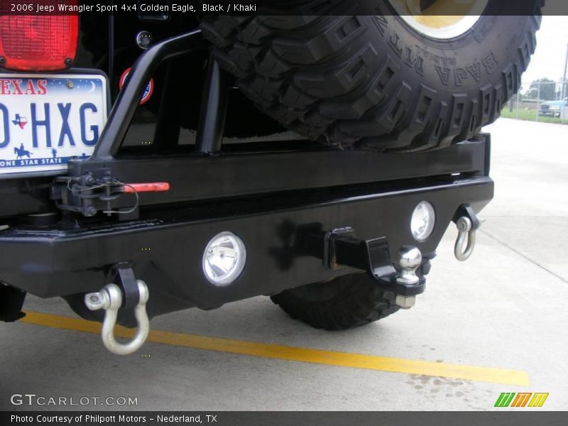 Black / Khaki 2006 Jeep Wrangler Sport 4x4 Golden Eagle