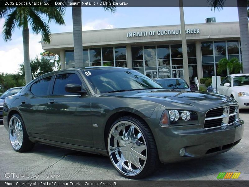 Dark Titanium Metallic / Dark Slate Gray 2009 Dodge Charger SXT