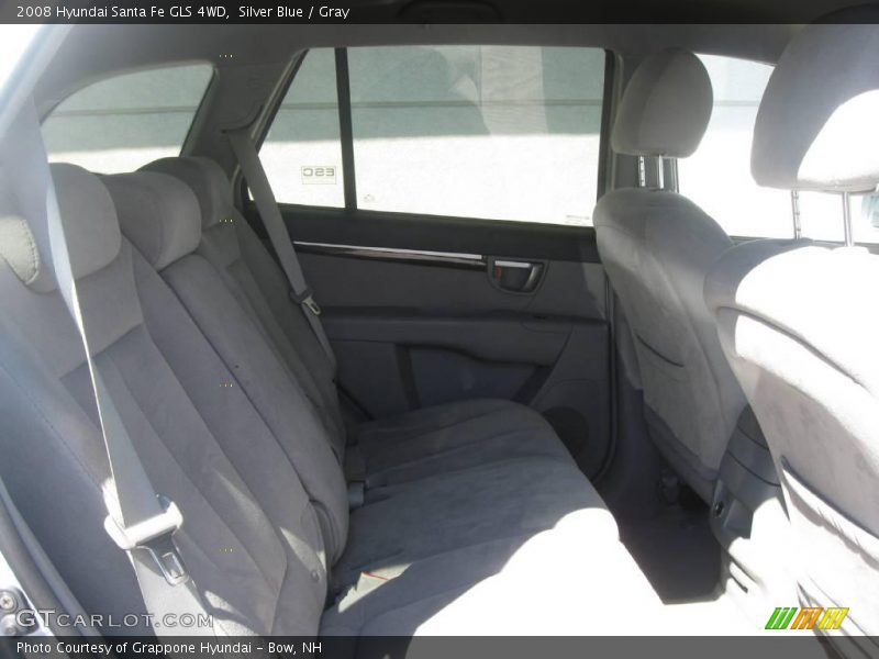 Silver Blue / Gray 2008 Hyundai Santa Fe GLS 4WD