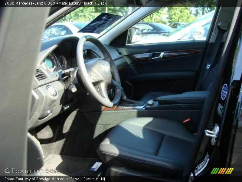 Black / Black 2008 Mercedes-Benz C 300 4Matic Luxury