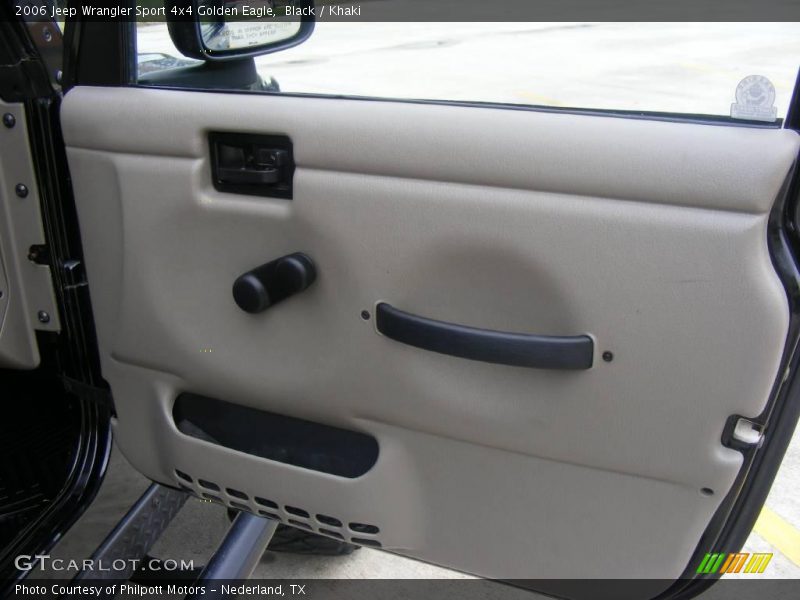 Black / Khaki 2006 Jeep Wrangler Sport 4x4 Golden Eagle
